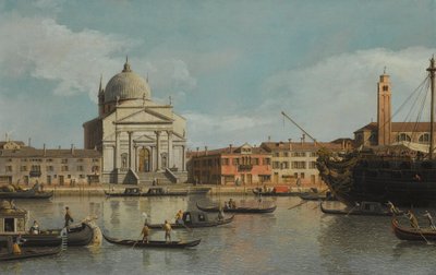 Venise, vue des églises du Redentore et de San Giacomo - Giovanni Antonio Canal